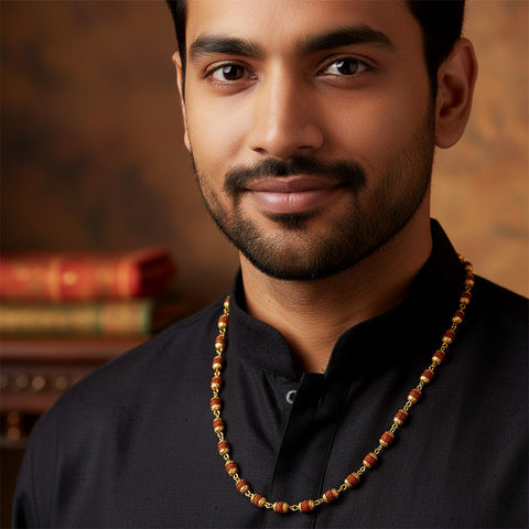 Rudraksha bead mala