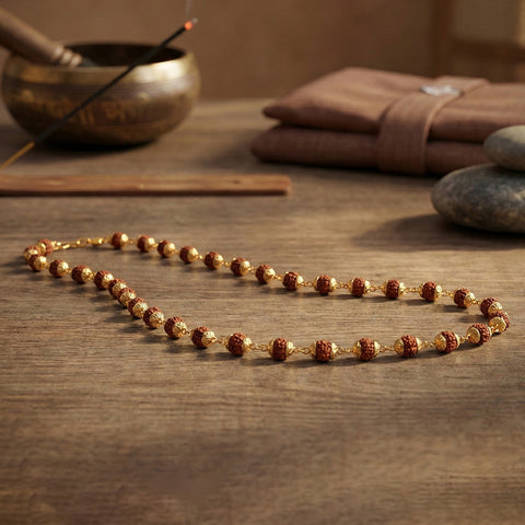 Rudraksha bead mala